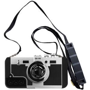 Emily in Paris Vintage Camera Case for Samsung Galaxy S21 6.2" Lanyard Black